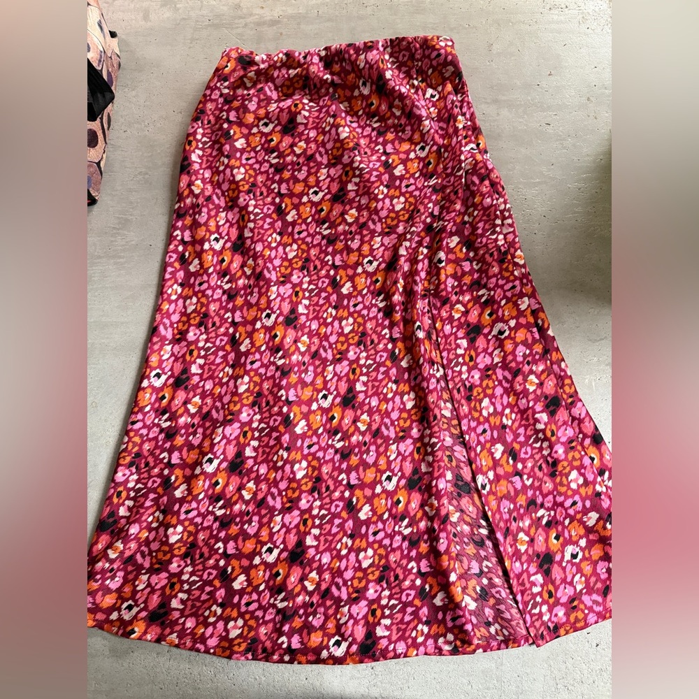 Floral Pink Women's Skirt